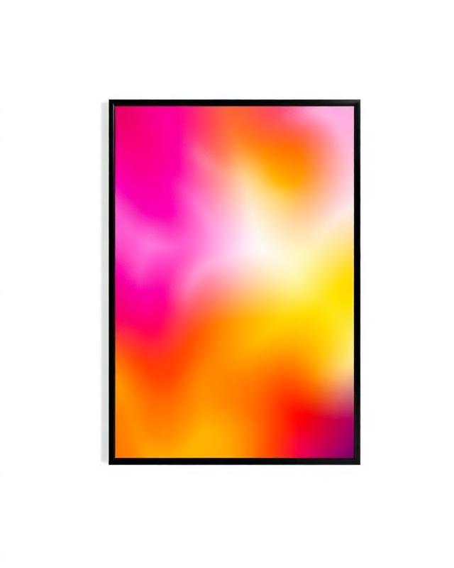 Quadro abstrato colorido